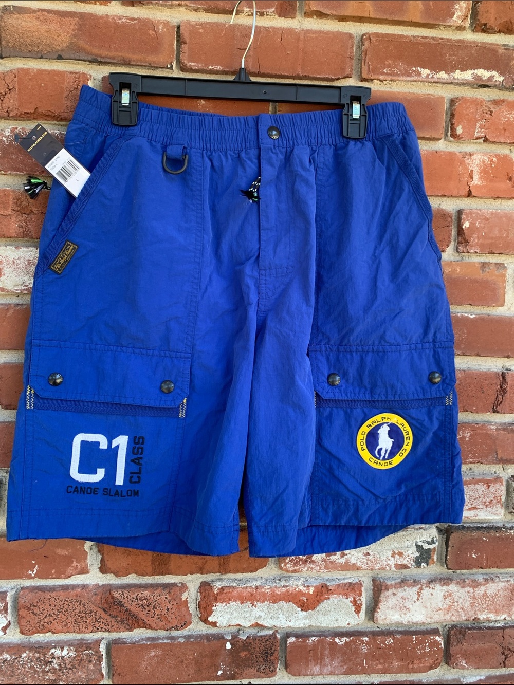Polo by Ralph Lauren Royal Blue Cargo Swim Trunks